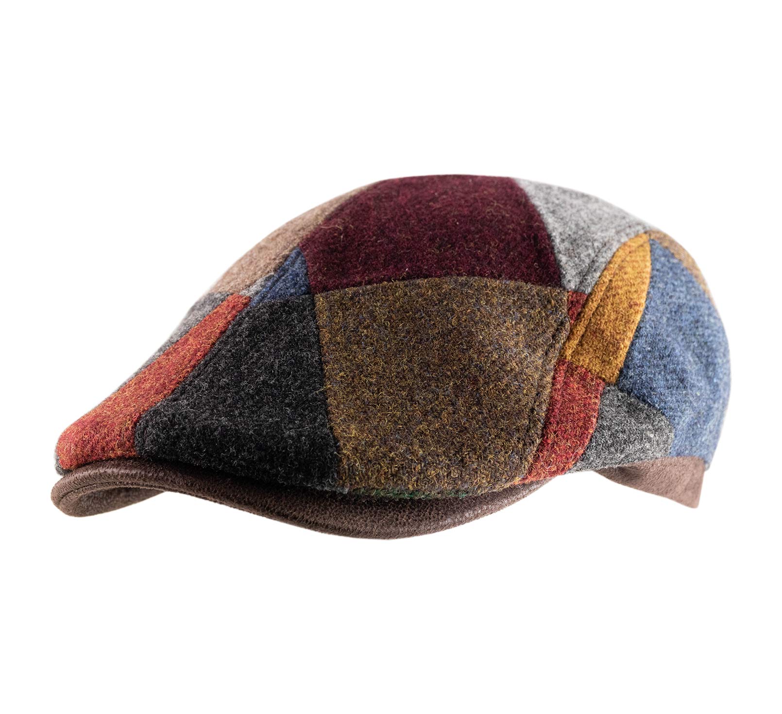 casquette patchwork laine