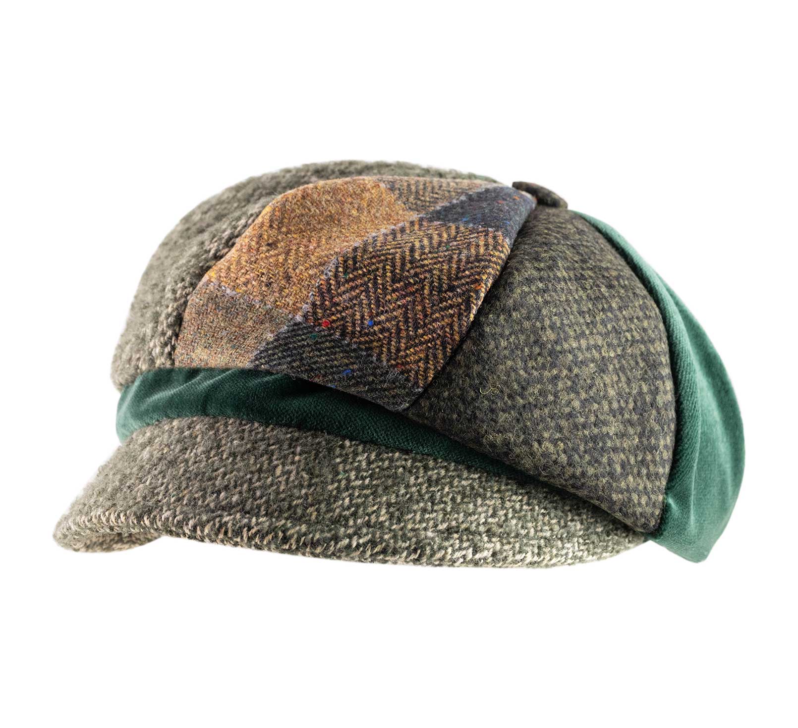 casquette gavroche patchwork