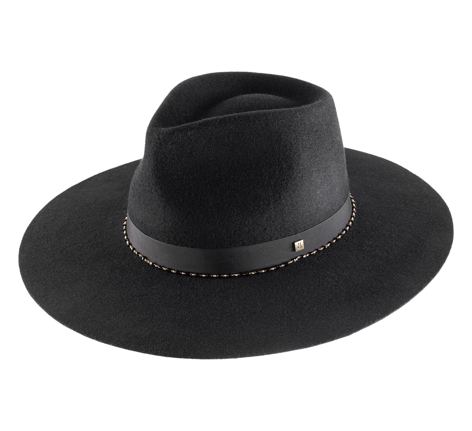 Fedora laine bijoux