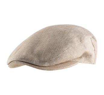 Casquette plate en lin Double Flatcap Linen